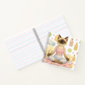 ヨガポーズナマステforシャム猫好き ノートブック (内部)