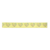 ヨガポーズハートサンダー_コーブ サテンリボン (正面)