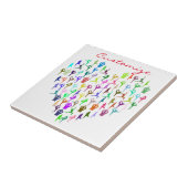 ヨガポーズハートサンダー_コーブ タイル (側面)