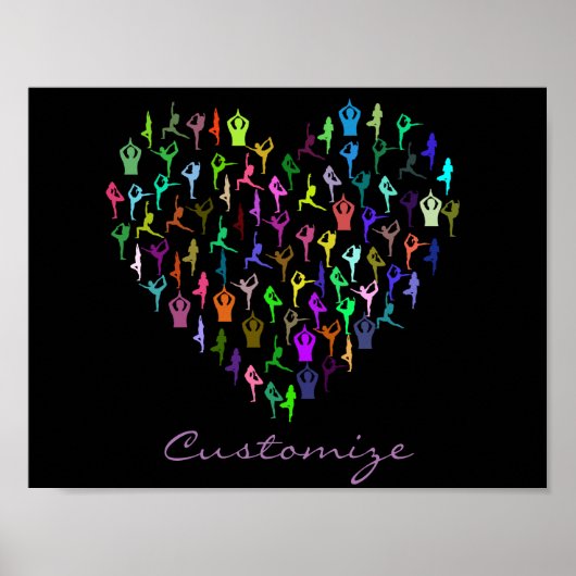 ヨガポーズハートサンダー_コーブ ポスター (正面)