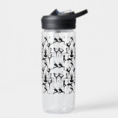 ヨガポーズパターン01.w BG ウォーターボトル (左面)