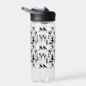 ヨガポーズパターン01.w BG ウォーターボトル (右面)