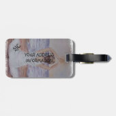 ヨガポーズパーソナライズされたラゲッジタグ ラゲッジタグ (裏面横)