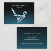 ヨガポーズモダンカラフル 名刺 (正面/裏面)