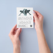 ヨガポーズヨガクラス広告ズフライヤー チラシ (手)