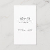 ヨガポーズロゴ | Lotus Flower 名刺 (裏面)