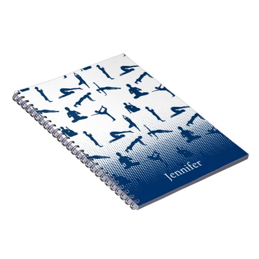 ヨガポーズ名前をカスタムする ノートブック (右側)