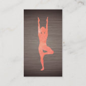 ヨガポーズ |インストラクター 名刺 (裏面)