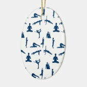 ヨガポーズ セラミックオーナメント (左)