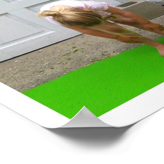 ヨガポーズ ポスター (角)