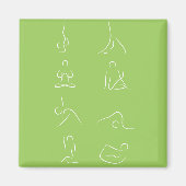 ヨガポーズ マグネット (正面)