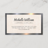 ヨガポーズ | マンダラパターン 名刺 (裏面)