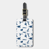 ヨガポーズ ラゲッジタグ (正面縦)