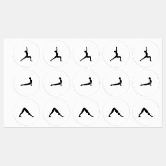 ヨガポーズ ラベル