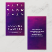 ヨガポーズ 名刺 (正面/裏面)