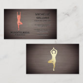 ヨガポーズ 名刺 (正面/裏面)