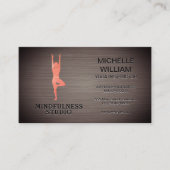 ヨガポーズ 名刺 (正面)