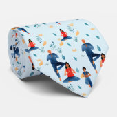 ヨガポーズ、瞑想、ニューエイジアート ネクタイ (ロール)