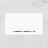 ヨガポーズ |紫色のテクスチャ |トライバルプリント 名刺 (裏面)