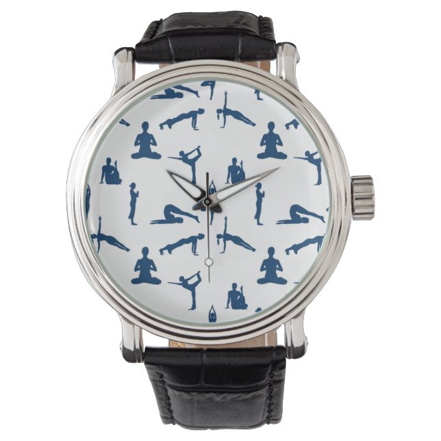 ヨガポーズ 腕時計 (正面)