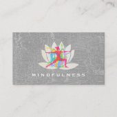 ヨガポーズ | Lotus Flower 名刺 (正面)