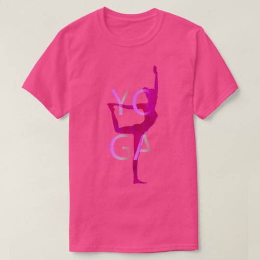 ヨガポーズ Tシャツ (デザイン正面)