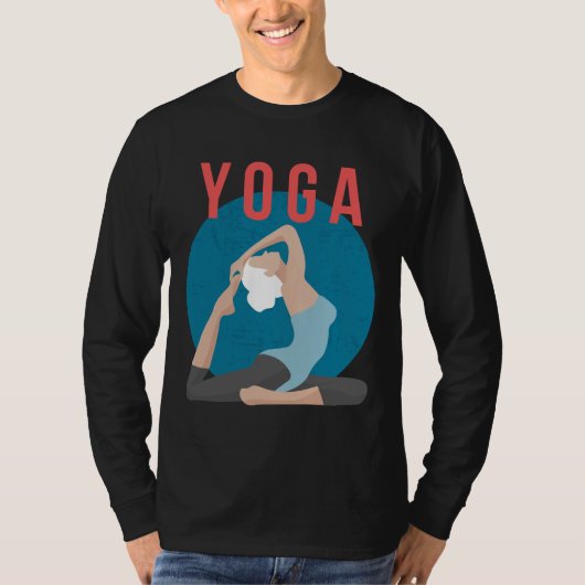 ヨガポーズ Tシャツ (正面)