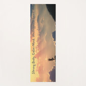 ヨガマやる気を起こさせるット強い体、落ち着いた心 ヨガマット (正面)