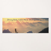 ヨガマやる気を起こさせるット強い体、落ち着いた心 ヨガマット (正面(横))