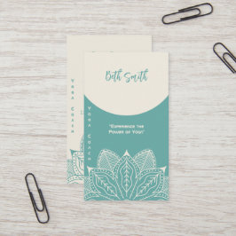 ヨガマスター – カスタマイズトレーニング 名刺