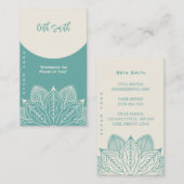 ヨガマスター – カスタマイズトレーニング 名刺 (正面/裏面)