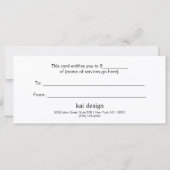 ヨガマッサージギフト (裏面)