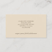 ヨガマッサージヘナハンズ 名刺 (裏面)