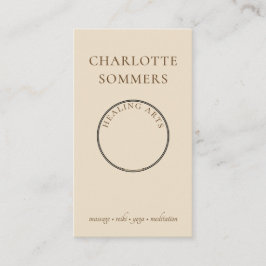 ヨガマッサージヘナハンズ 名刺