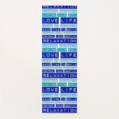 ヨガマットくつろぎラブライフあなたの魂を育てる ヨガマット (正面)