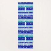 ヨガマットくつろぎラブライフあなたの魂を育てる ヨガマット (裏面)