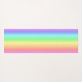 ヨガマットの柔らかい色の虹 ヨガマット (裏面(横))