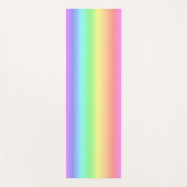 ヨガマットの柔らかい色の虹 ヨガマット (正面)