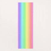 ヨガマットの柔らかい色の虹 ヨガマット (裏面)