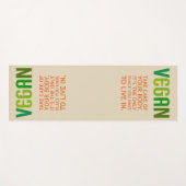 ヨガマットエクササイズビーガンあなたの体引用文 ヨガマット (正面(横))