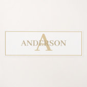 ヨガマットカスタマイズ – モノグラム名 ヨガマット (正面(横))