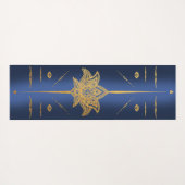 ヨガマットガイドロータスフラワー7ゴールデンチャクラ ヨガマット (裏面(横))