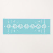 ヨガマットガイド7チャクラブルーデザイン ヨガマット (正面(横))