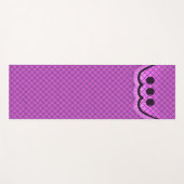 ヨガマットピロートップデザインホットピンク ヨガマット (正面(横))