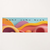 ヨガマットフィットネスギアカスタム文字 ヨガマット (正面(横))