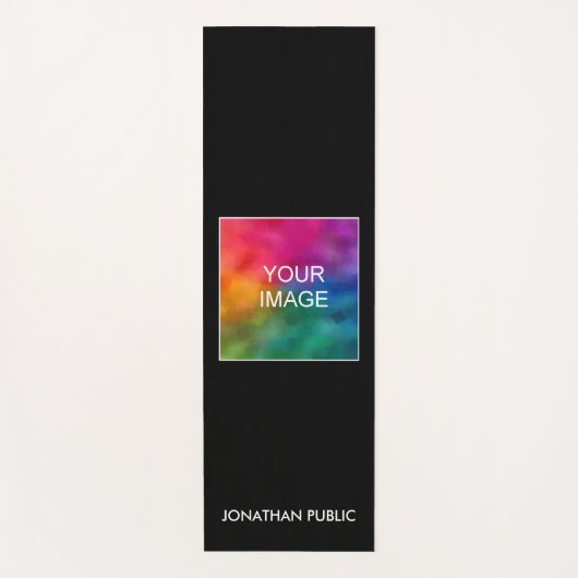 ヨガマットフィットネス名テンプレート画像の追加 ヨガマット (正面)