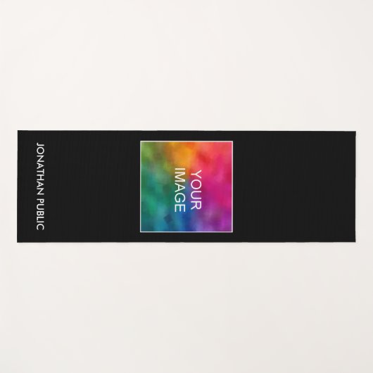 ヨガマットフィットネス名テンプレート画像の追加 ヨガマット (正面(横))