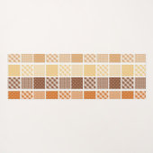 ヨガマットヨガオレンジブラウンベージュ ヨガマット (裏面(横))