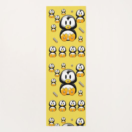 ヨガマットヨガブラックアンドホワイト水玉模様ストライプ ヨガマット (裏面)