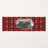 ヨガマット怠惰な猫の幾何学的な形状 ヨガマット (正面(横))